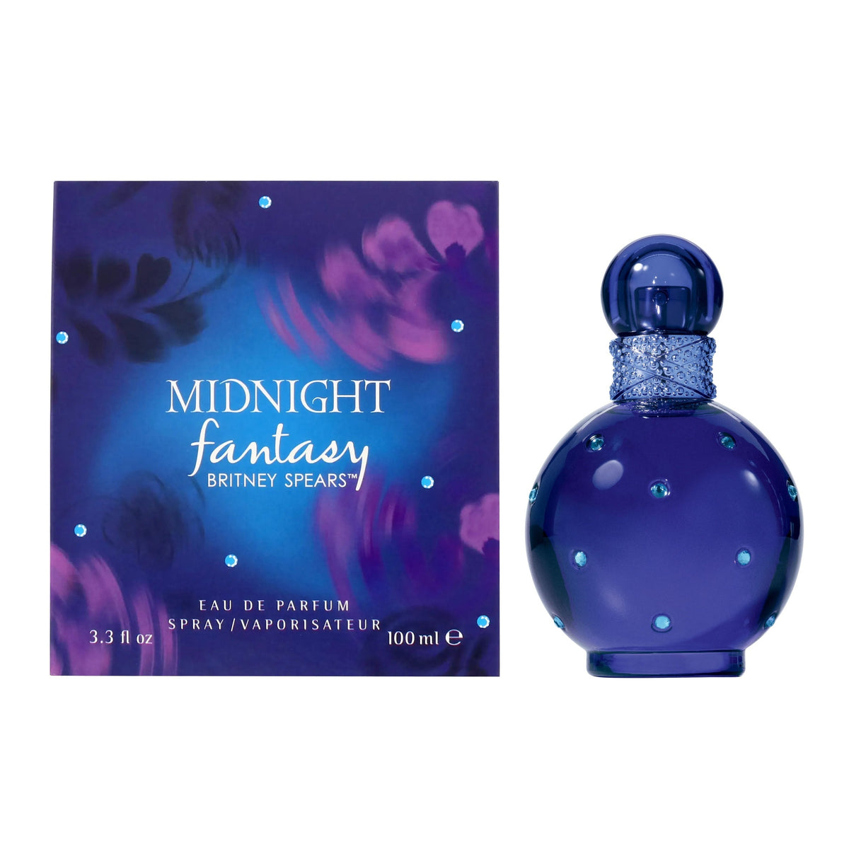 Midnight Fantasy by Britney Spears, 3.3 oz Eau De Parfum Spray for Women