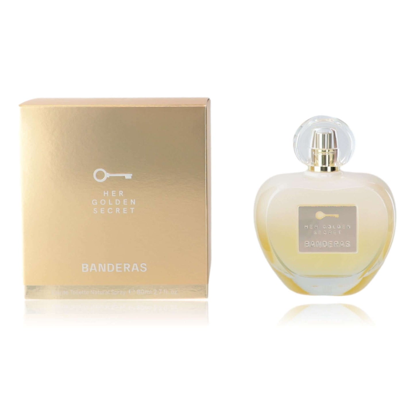 Women’s EDT spray bottle and gold-toned box