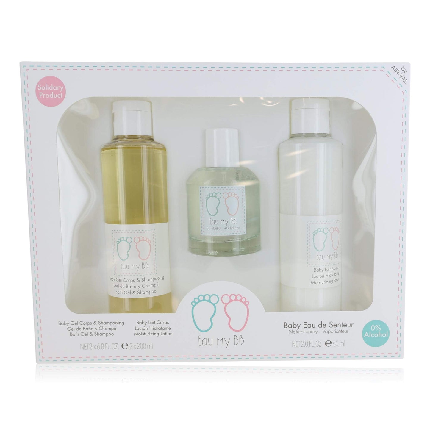 Kids Eau My BB by Disney 3-piece bath set in box, with three bottles