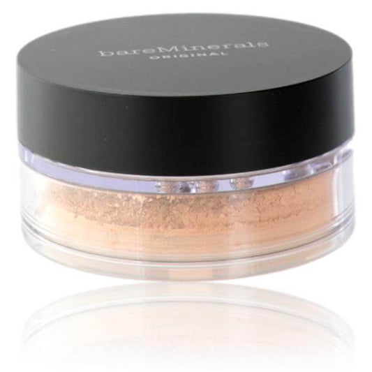 Bare Minerals Loose Powder Foundation .28 Powder Foundation SPF 15 - Neutral Ivory 06 in a sleek jar