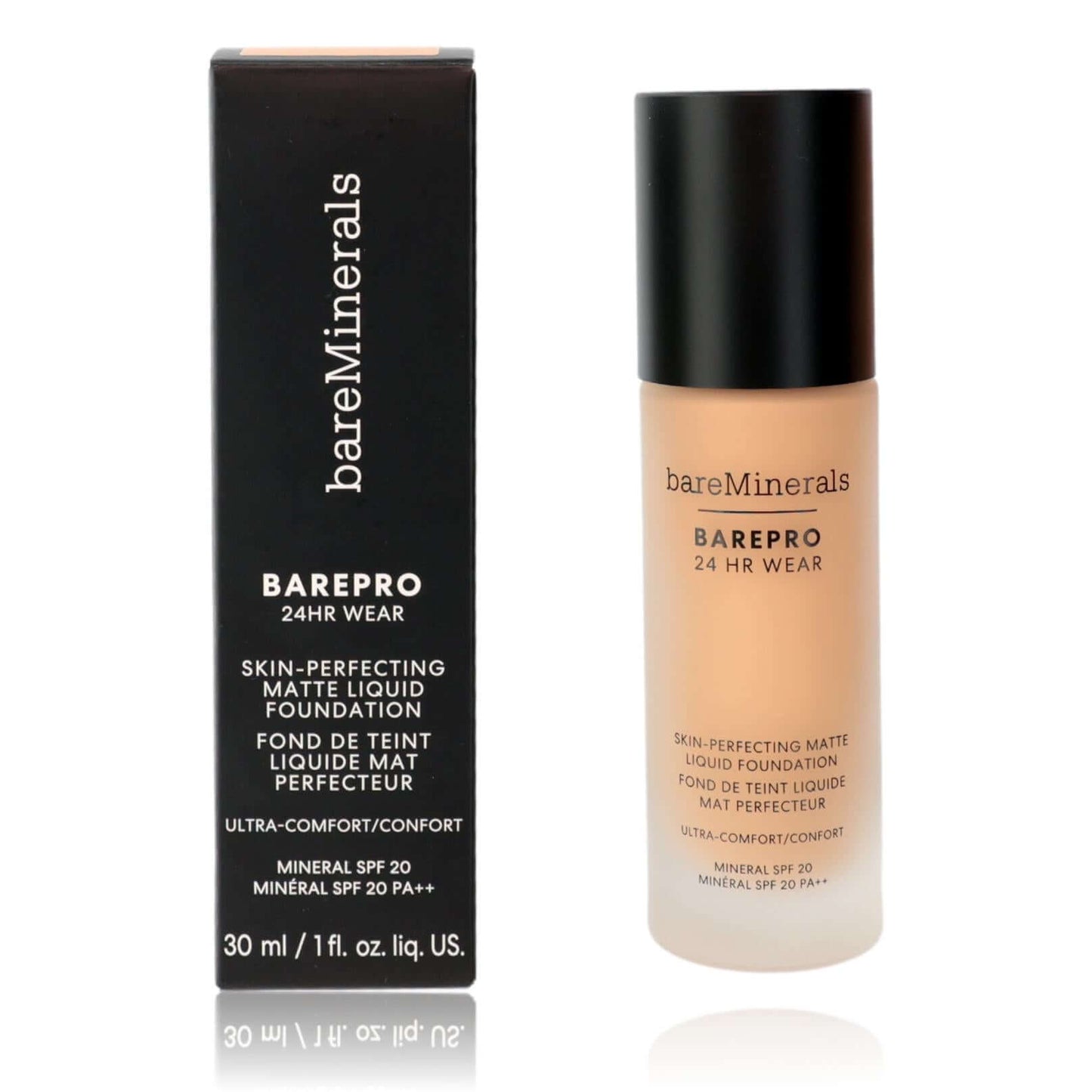 Bare Minerals BarePro 24hr Wear, 1oz Matte Liquid Foundation - Light 26 Cool packaging and bottle.