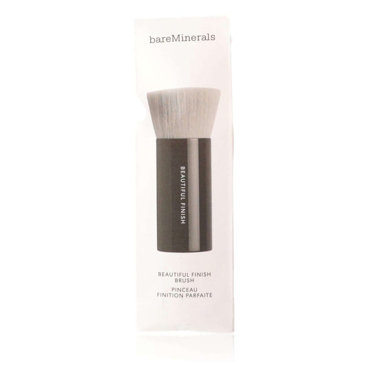 Bare Minerals Beautiful Finish Brush by bareMinerals displayed on packaging for flawless makeup application.