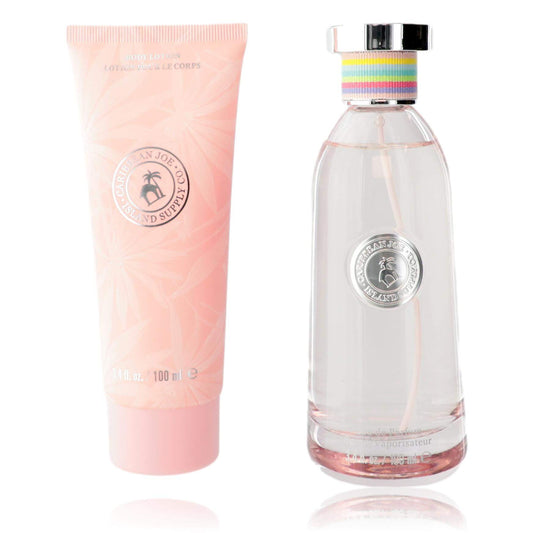 Paradise Isle by Caribbean Joe, 2 Piece Gift Set for Women featuring Eau de Parfum Spray and Body Lotion