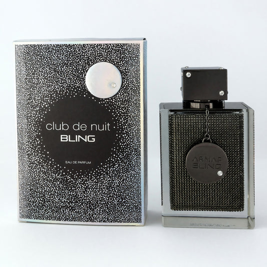 Armaf Club de Nuit Bling EDP spray bottle with matching retail box