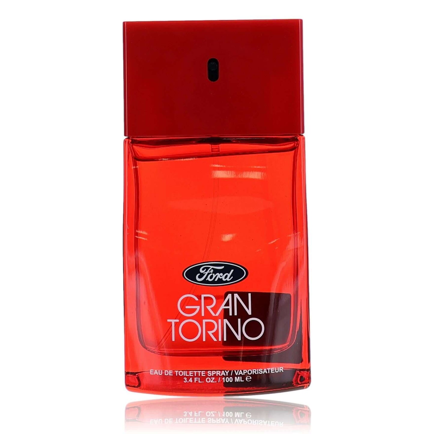 Men's Gran Torino eau de toilette spray bottle with red box and Ford logo