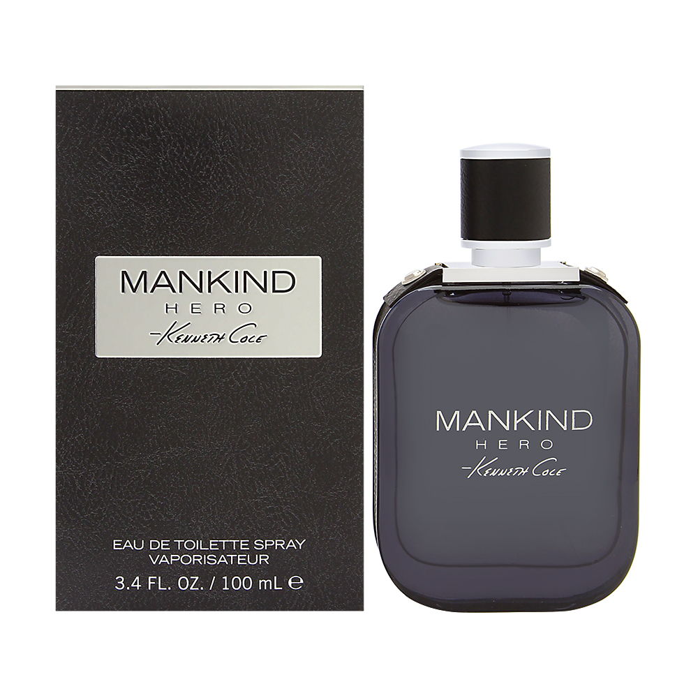 Mankind Hero by Kenneth Cole, 3.4 oz Eau De Toilette Spray for Men