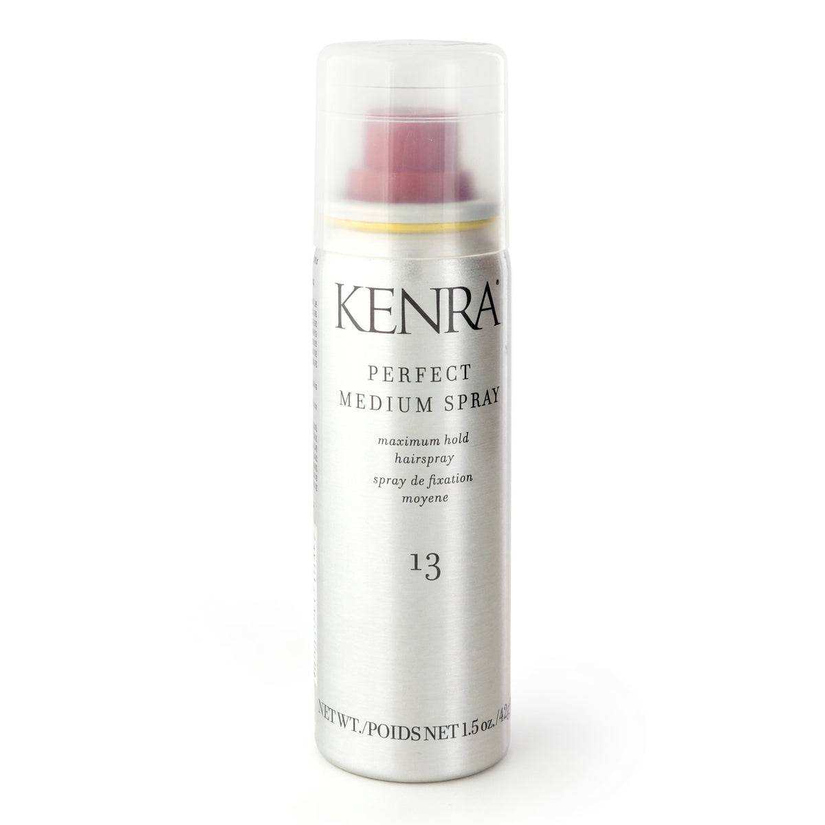 Kenra Perfect medium-hold hairspray bottle, spray nozzle and cap, 1.5 oz