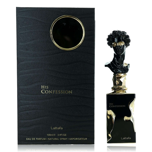 His Confession by Lattafa, 3.4 oz EDP Spray for Men