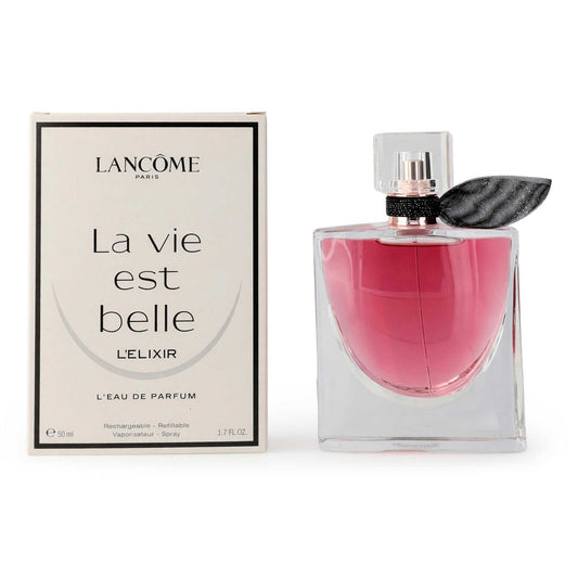 Refillable eau de parfum tester, pink spray bottle with box