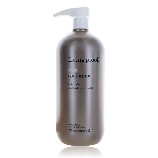 Living Proof No Frizz conditioner bottle with pump, 24 fl oz, amber