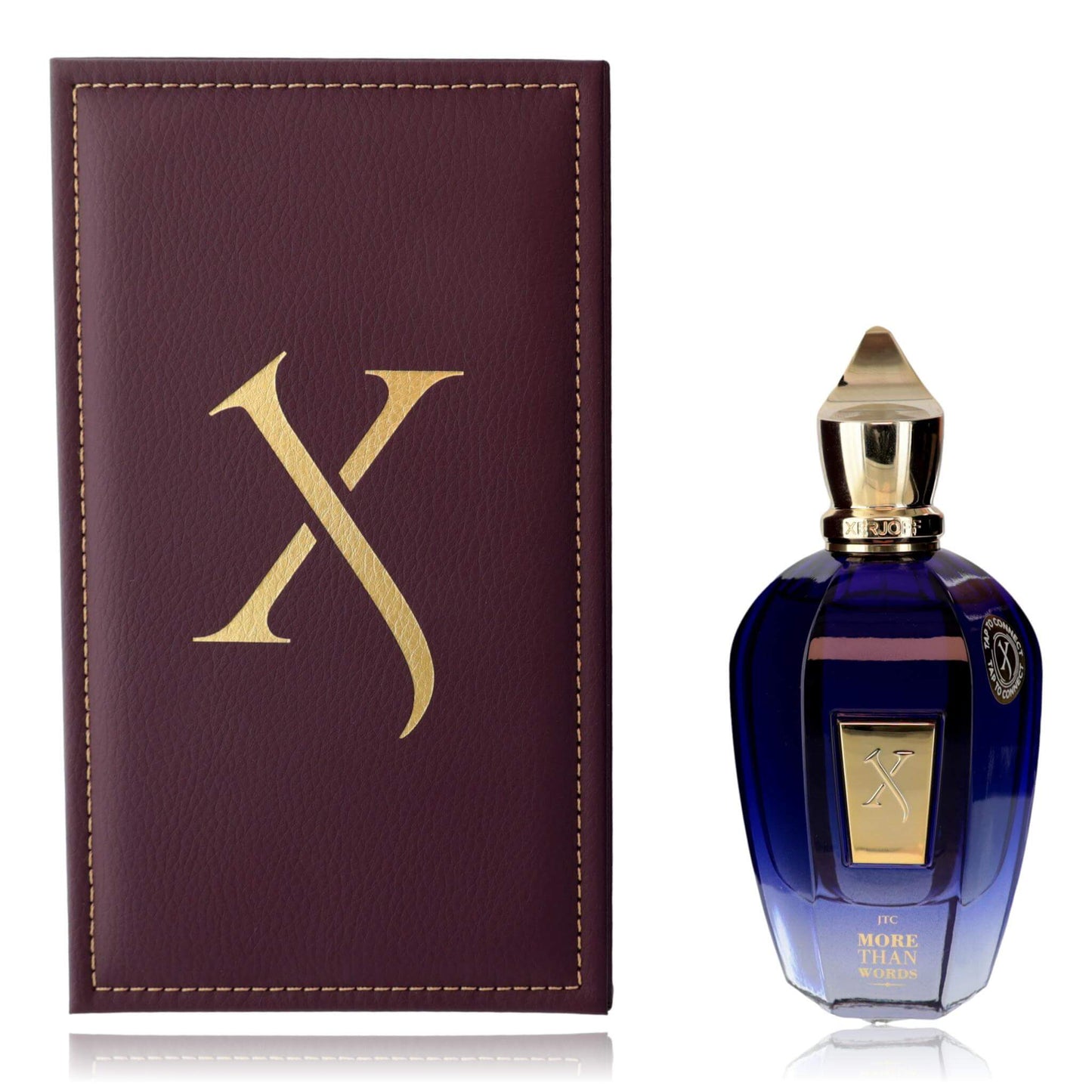 More than Words by Xerjoff, 3.4 oz EDP Spray for Unisex with elegant packaging and unique bottle design.