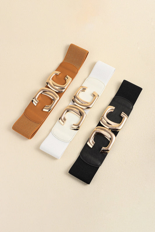 Ectron Online: Zinc Alloy Buckle Elastic Wide Belt Belt | Ectron Online