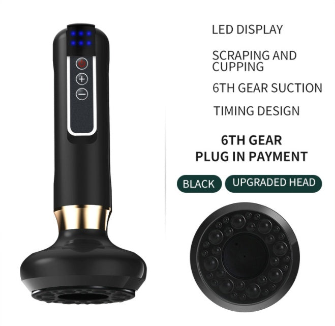 Electric Vacuum Cupping Massager For Body Anti-Cellulite Suction Cup Gua Sha Massage Body Cups Guasha Fat Burning Slimming Jars - Ectron Online