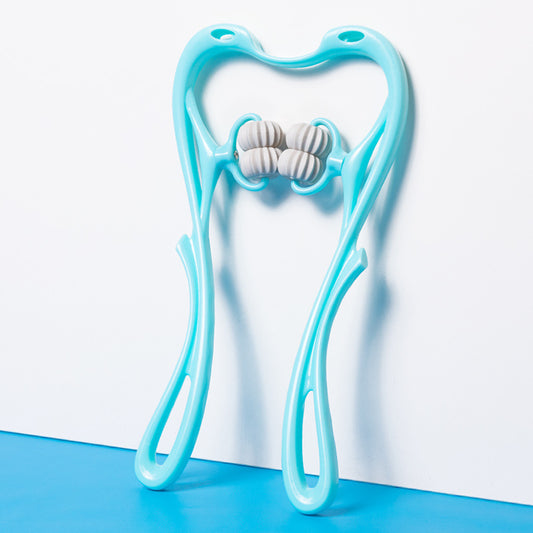 Wheel Manual Neck Massager - Multifunctional Roller for Pain Relief