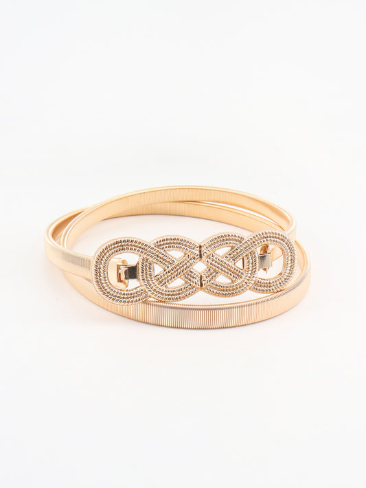 Knot Buckle Metal Belt - Stylish & Durable Fashion Accessory Belt | Ectron Online