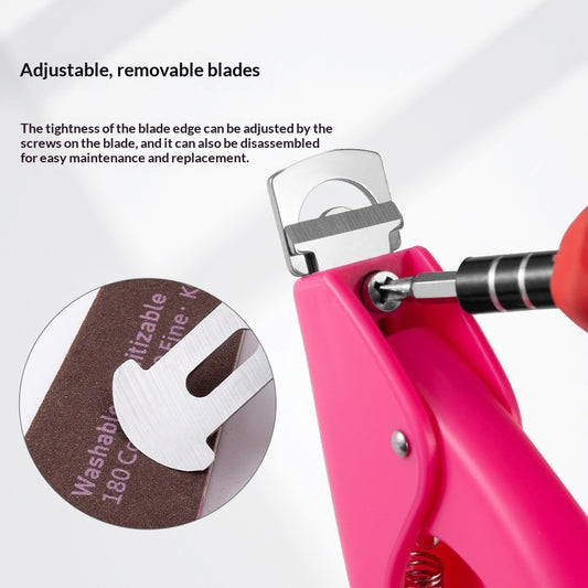 Manicure Tools Set: Crystal Gel Shaping Scissors, Clippers & File Crystal Light Therapy Extension Shaping | Ectron Online