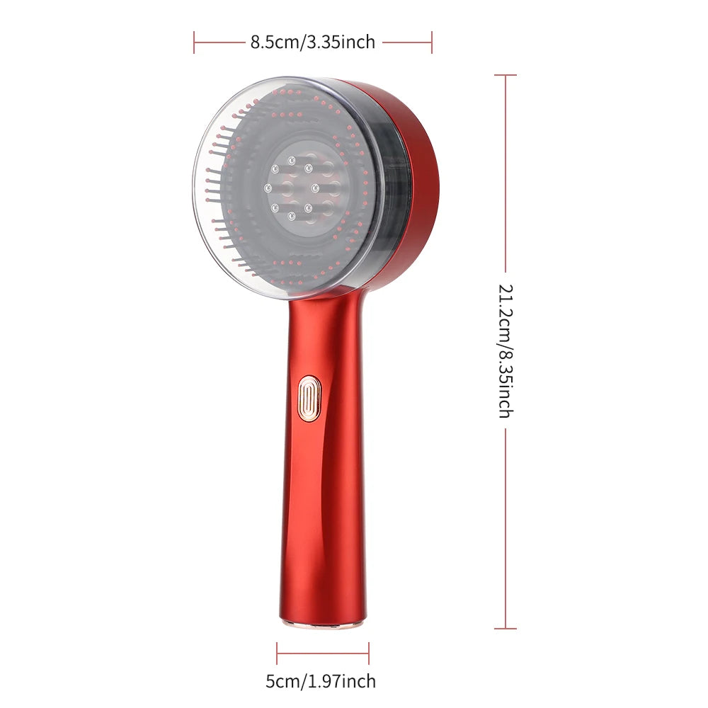 Electric Vibration Massage Comb Portable Hair Follicle Comb Scalp Oil Liquid Applicator Head Massager Hair Growth Anti Loss Care - Ectron Online
