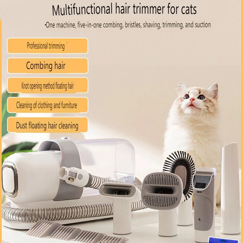 Pet Grooming Vacuum & Dog Grooming Kit with 2.3L Capacity Larger Pet Hair Dust Cup Dog Brush for Pet Hair Vacuum Cleaner - Ectron Online