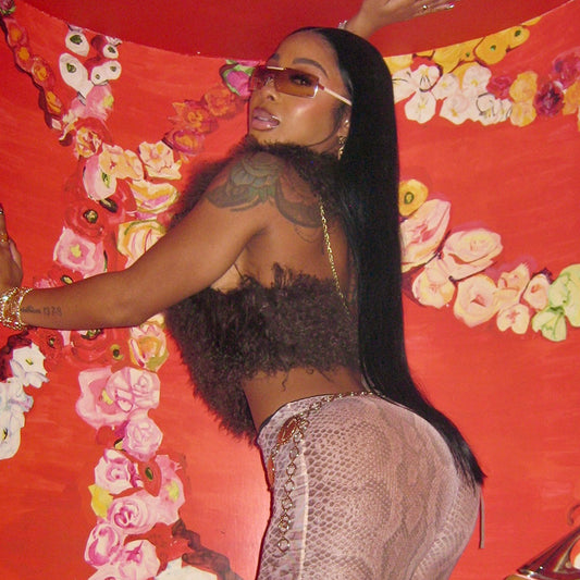 Vest Fashion Bare Back Fur Collar Halter Top