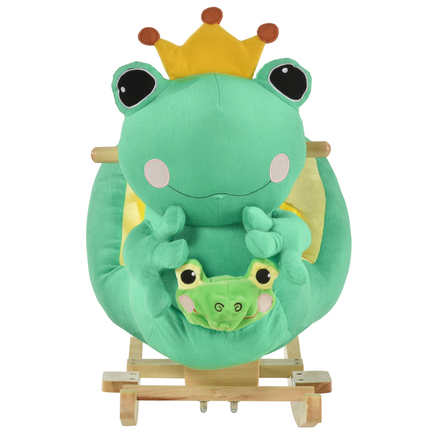Kids Plush Frog Rocking Horse Toy Kids Ride-On Rocking Horse Toy Frog Styl | Ectron Online