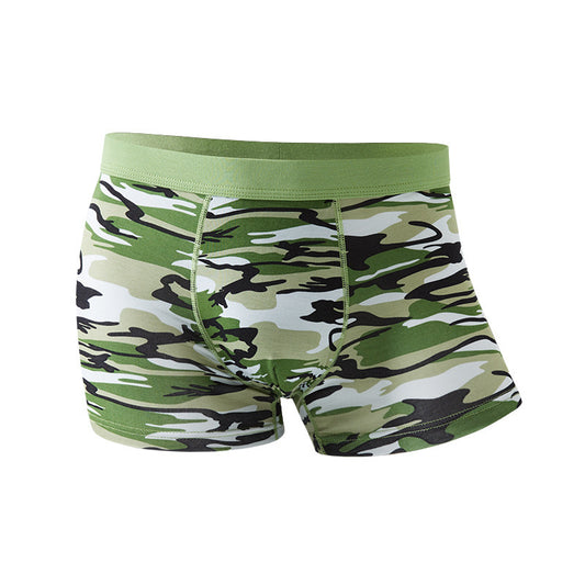 Men’s Camouflage Modal Boxers – Mid-Waist Breathable Underwear Camouflage Men's Underwear Modal Breatha | Ectron Online