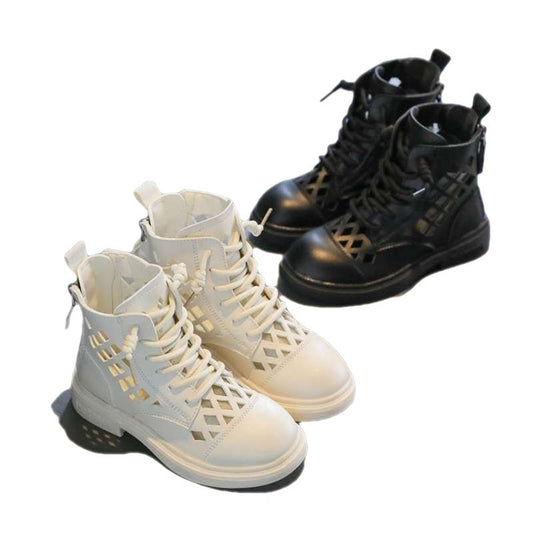 Kids' Hollow Net Short Boots - Breathable Children's Short Boots Thin Net Boots Ho | Ectron Online
