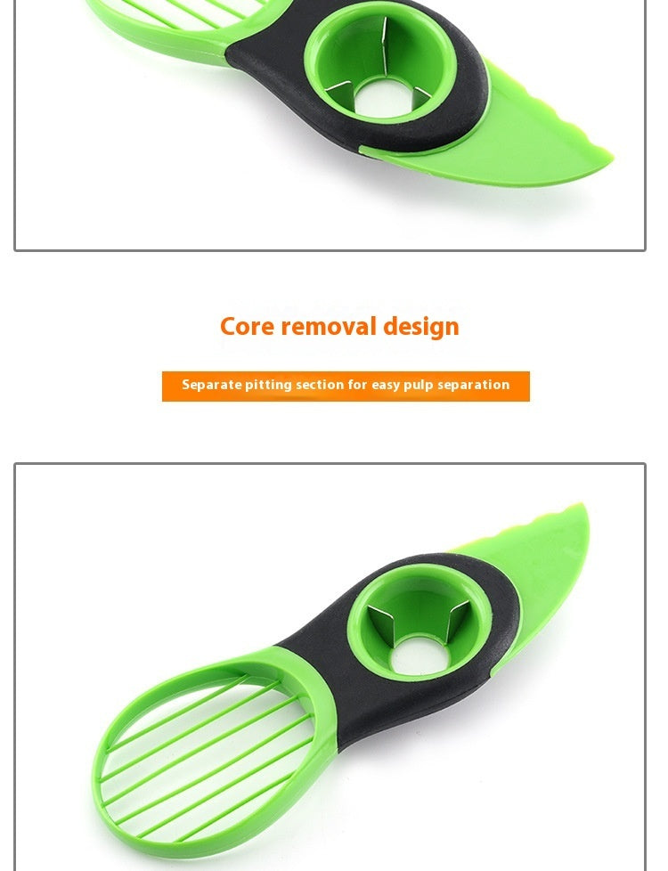 Multifunctional Avocado Knife Pulp Separation Three-in-one Corer