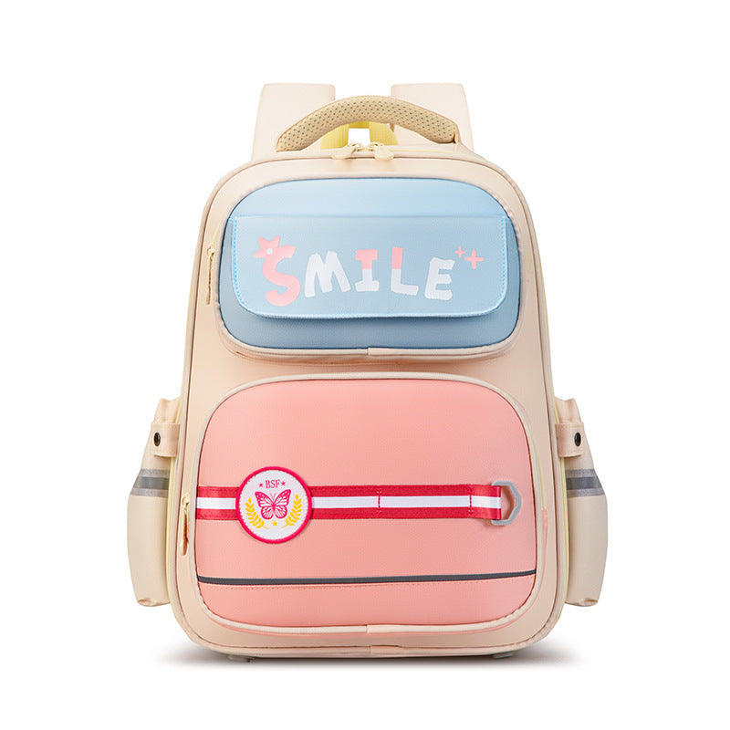 Children's Cartoon Letters British Style Schoolbag