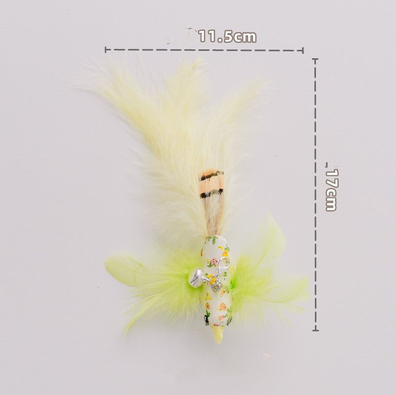 Detachable Wire Rod Sucker Cat Stick - Interactive Cat Toy