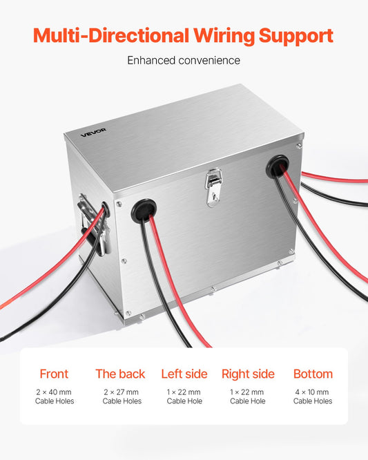 Stainless Steel Battery Box Group 24/31 | Marine & Trolling Motor Shell