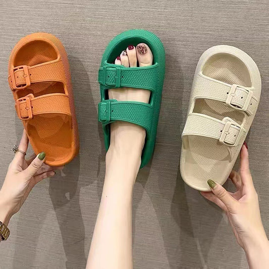 Double Button Slippers For Men And Women