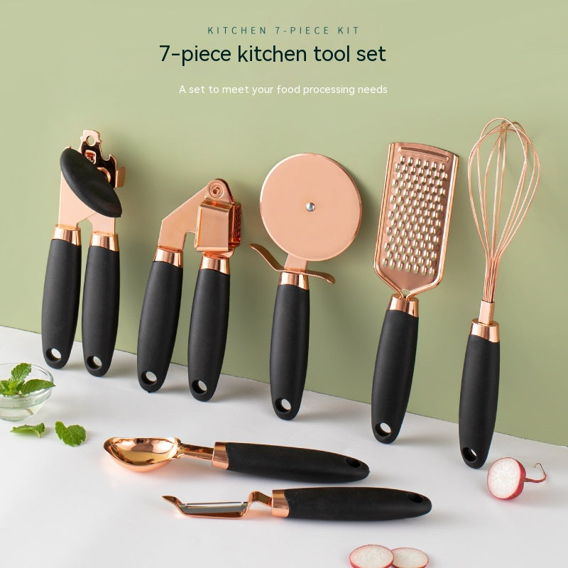 Kitchen Household Peeler Gadget Copper Plating Set - Ectron Online