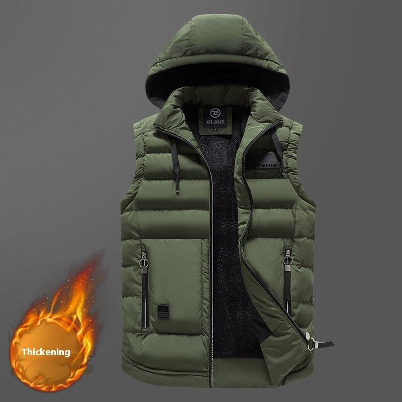 cotton mens vest jacket