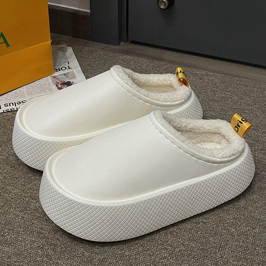 cotton slippers female winter home outside wear
