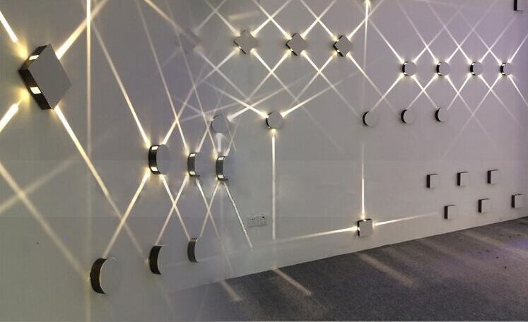 Cross Star Light Bar KTV Project Wall Lamp Decorative Modeling Lamp Outdoor Waterproof A Beam Of Light Wall Lamp - Ectron Online