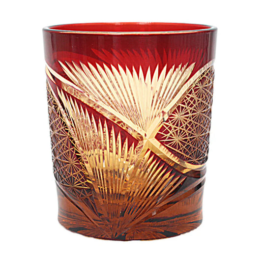 Handcrafted Glassware | Unique Carved Design Whiskey Glass | Ectron Online