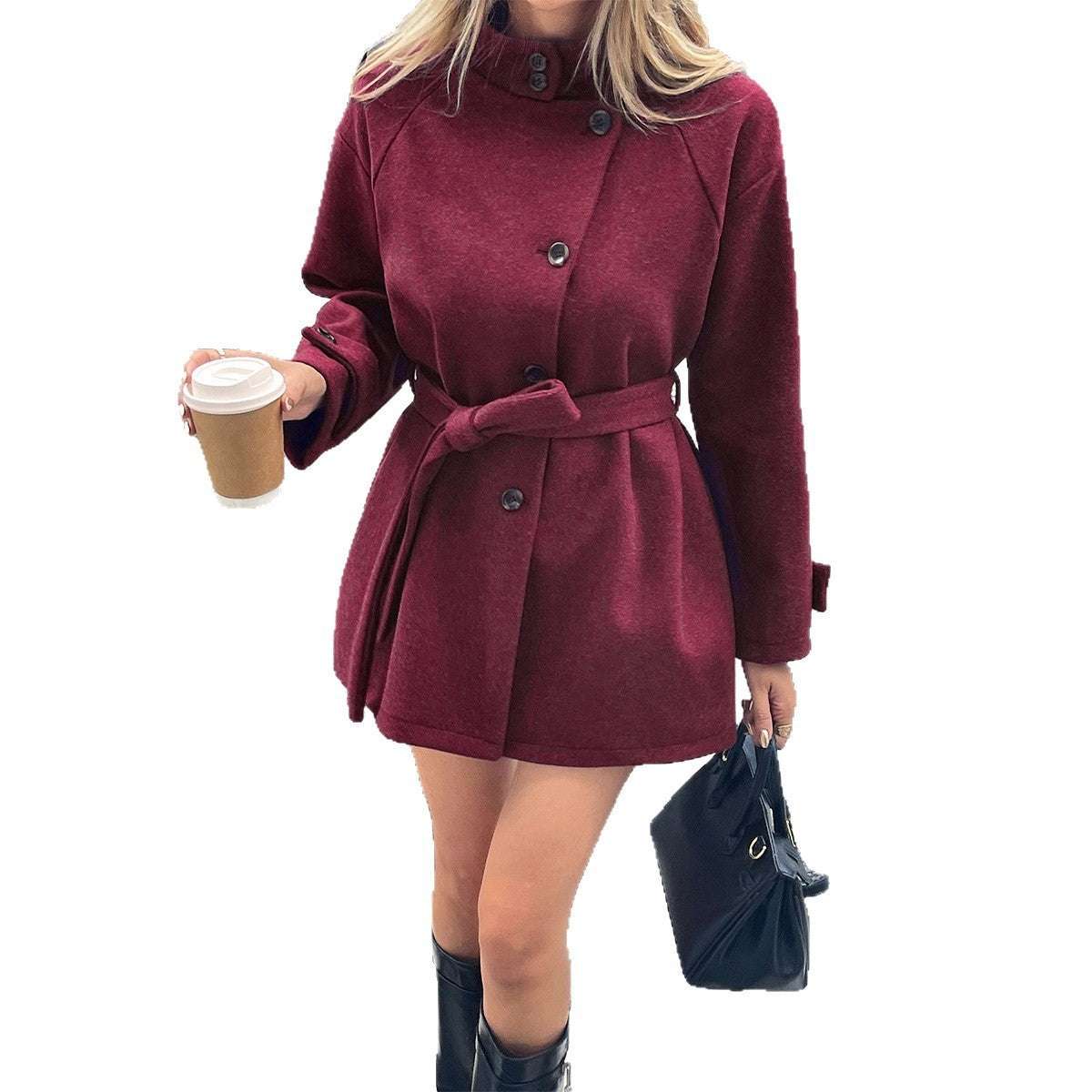 Women's Long Sleeve Sweater Overcoat Coat