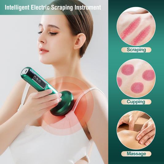 Electric Vacuum Cupping Massager For Body Anti-Cellulite Suction Cup Gua Sha Massage Body Cups Guasha Fat Burning Slimming Jars - Ectron Online