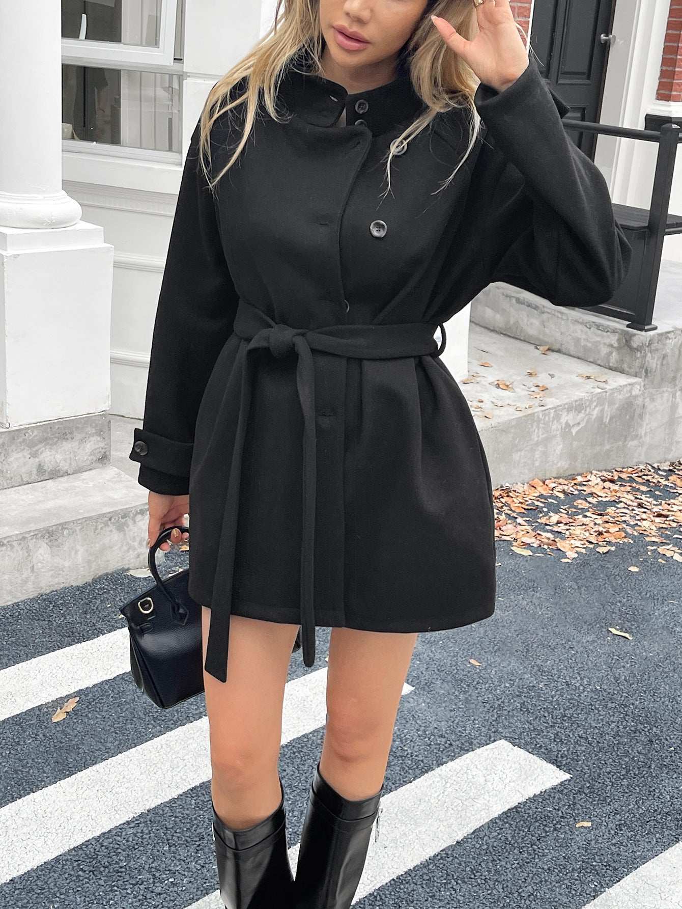 Women's Long Sleeve Sweater Overcoat Coat
