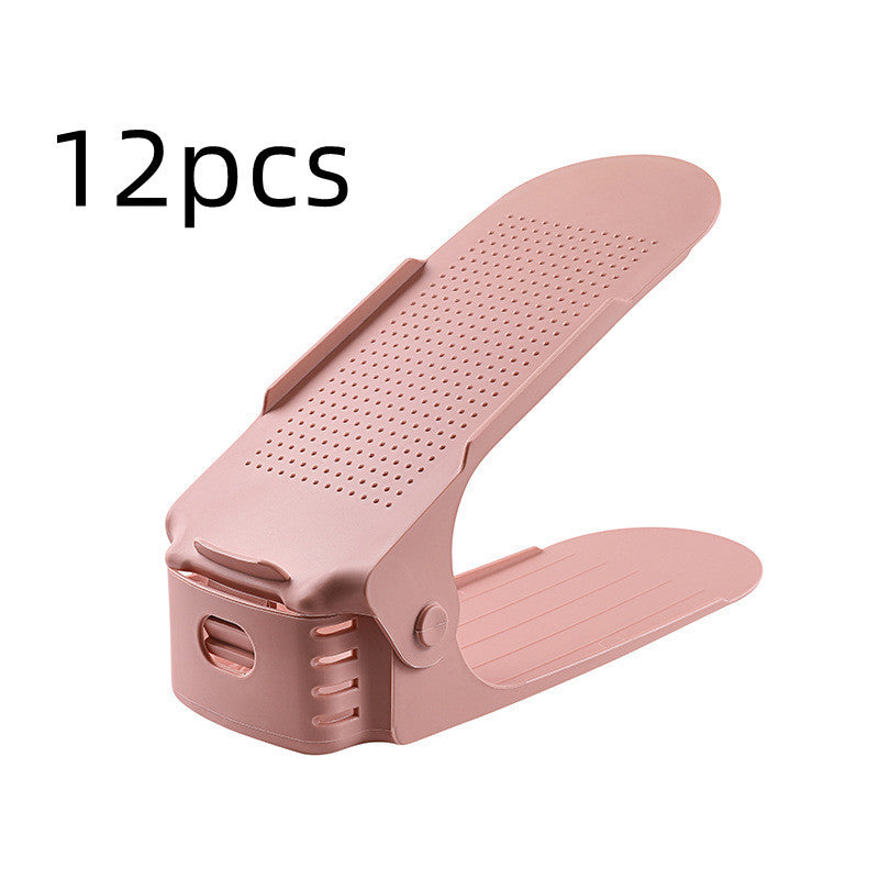 Adjustable Double-layer Thickened Shoe Layered Storage Rack