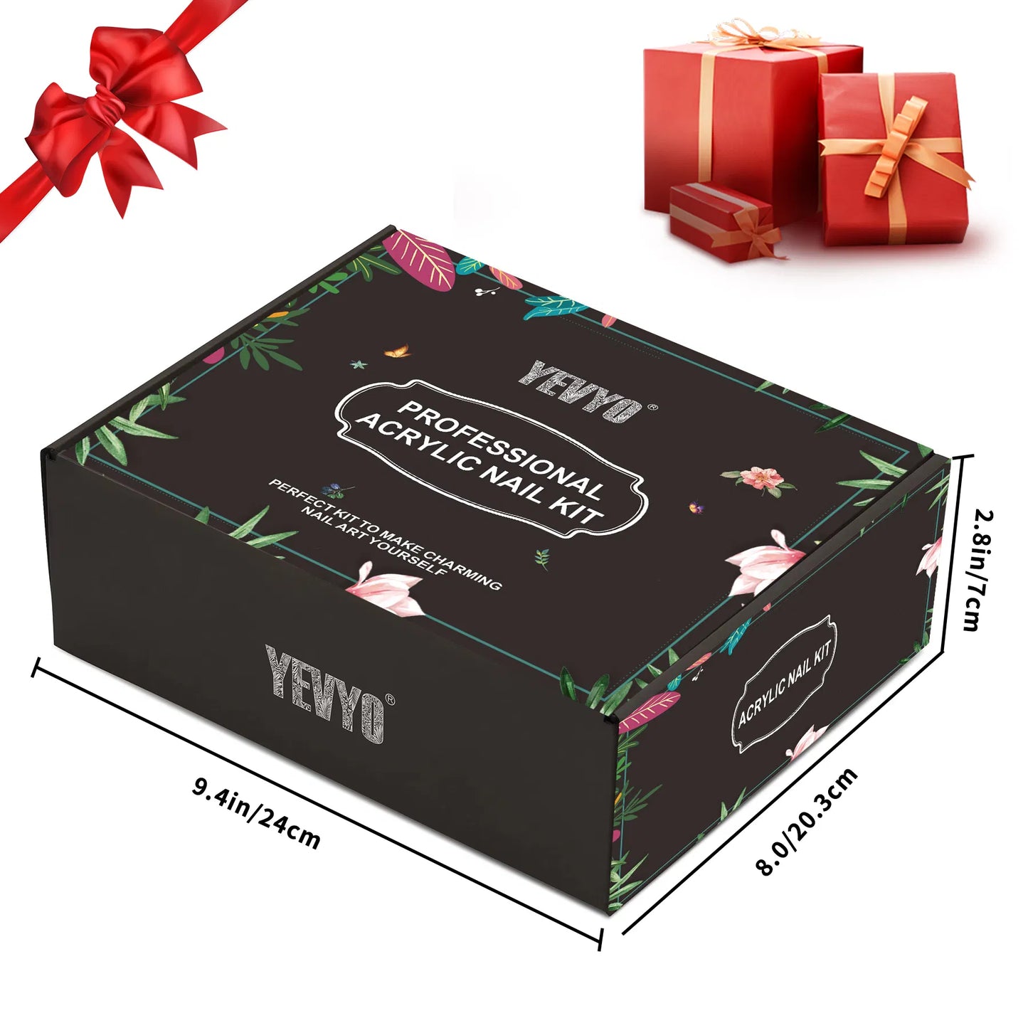 Acrylic & Gel Nail Kit with UV Light & Drill