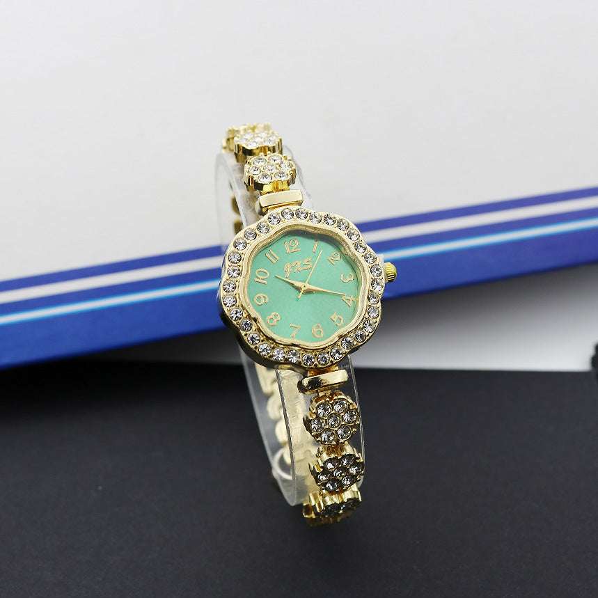 Special Interest Light Luxury Temperament And Fully-jewelled Square Fashion Watch