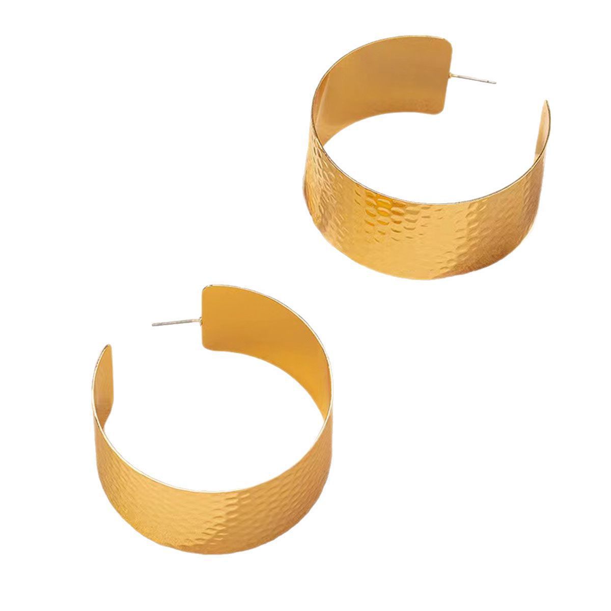 European And American Simple Graceful Large Earrings Personality