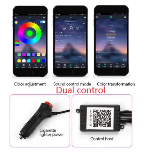 Car Fiber Optic Ambient Light Modified Car Interior Cool Light APP Rhythm Light - Ectron Online