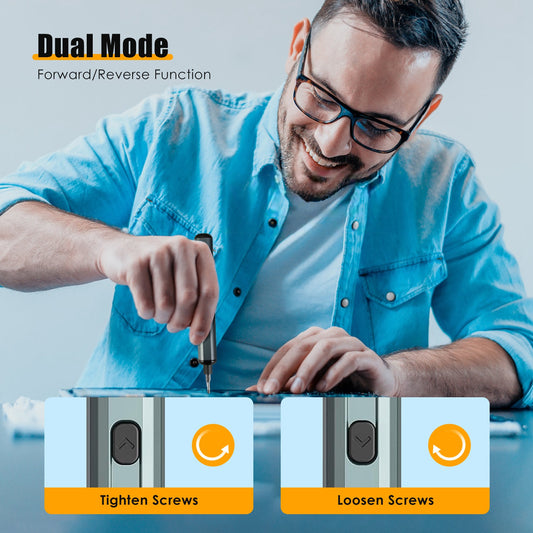70-in-1 Mini Electric Screwdriver Kit - Rechargeable Repair Tool