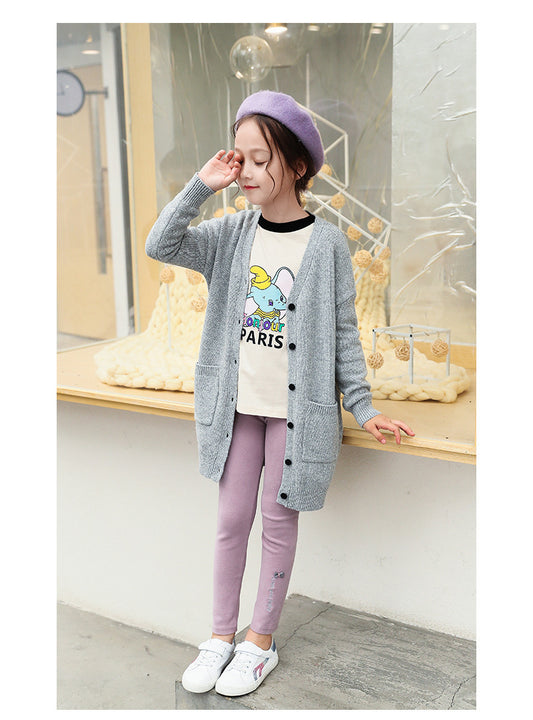 Girls' Cotton Leggings - Outerwear & Everyday Wear Girls' Leggings In Cotton Outer Wear | Ectron Online