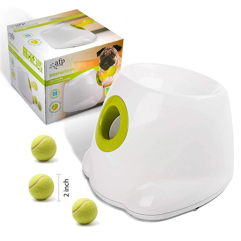 Dog pet launcher dog serving machine interactive toy tennis throwing machine automatic throwing machine - Ectron Online