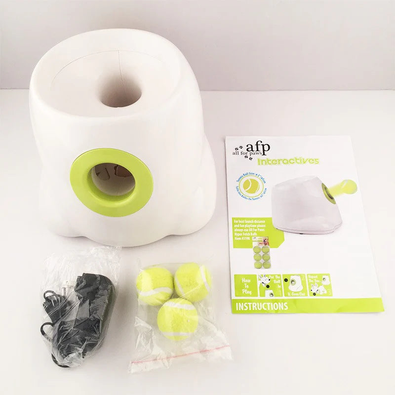 Dog pet launcher dog serving machine interactive toy tennis throwing machine automatic throwing machine - Ectron Online
