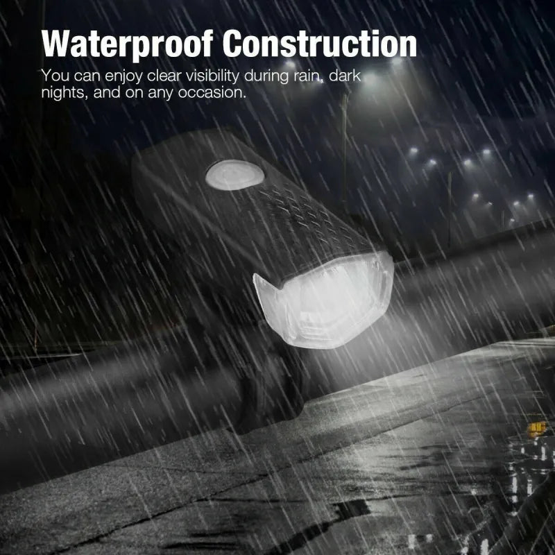 USB Rechargeable LED Bicycle Headlight Bike Head Light Cycling Rear Front Lamp Bike Light Rainproof USB Rechargeable LED bicycle Light - Ectron Online