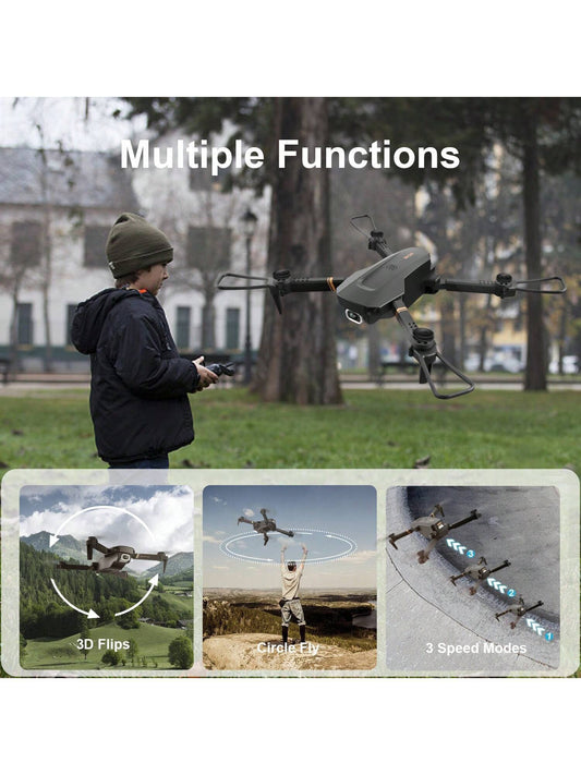 4DRC V4 Mini Drone with 4K/1080P HD Camera & 3 Batteries UK 4DRC V4 Foldable Mini Drone With Came | Ectron Online